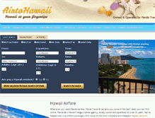 Tablet Screenshot of airtohawaii.com